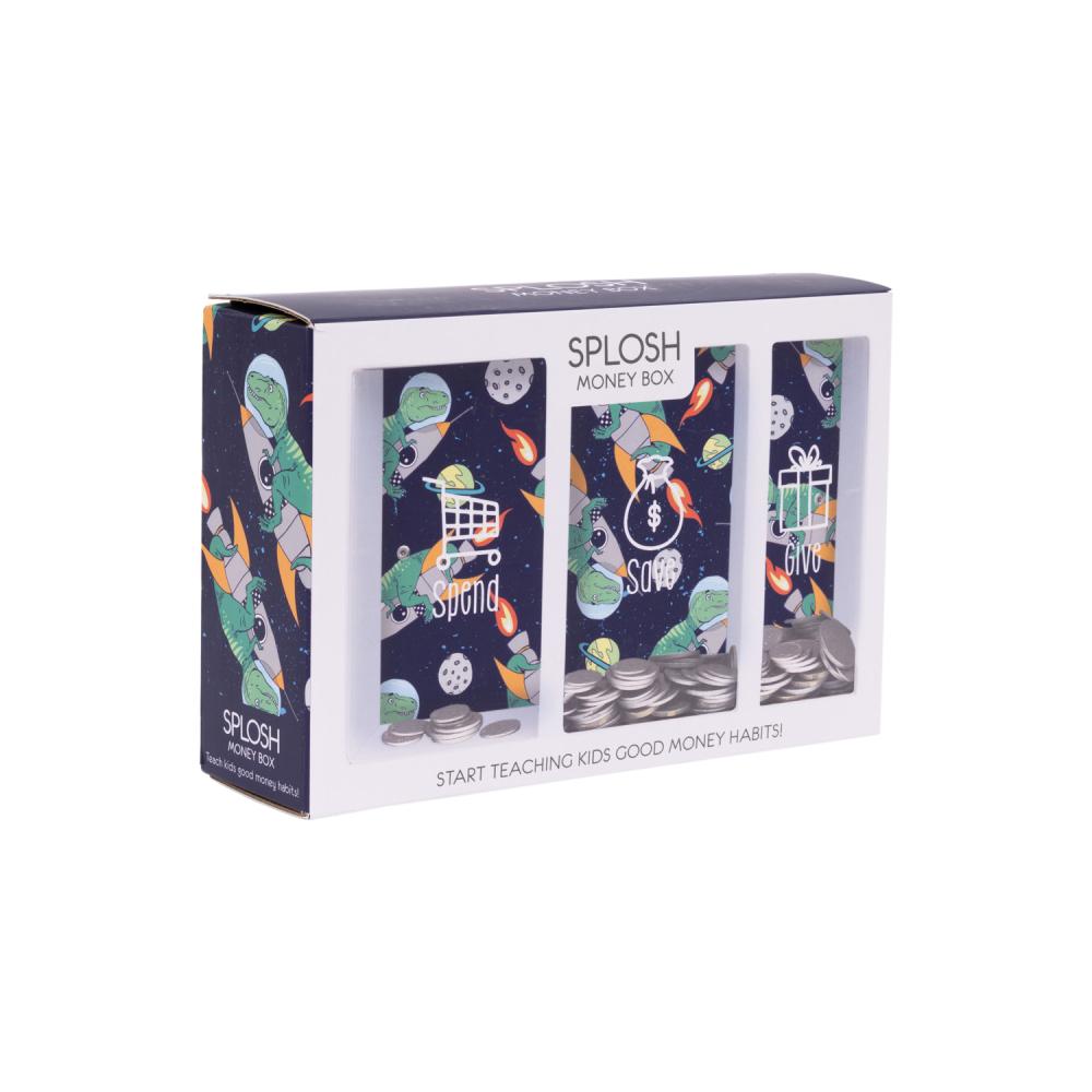 Splosh: Kids Spend Save Give Money Box - Dino