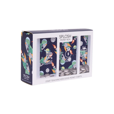 Splosh: Kids Spend Save Give Money Box - Dino