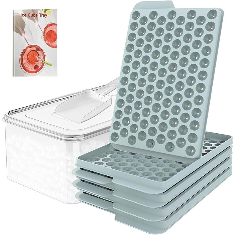 OZZYCOOK 104 x 4PCS Round Ice Cube - Blue