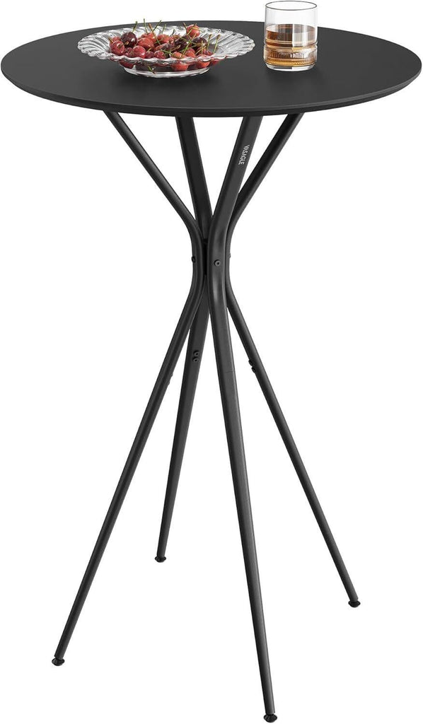 VASAGLE Modern Style Round Bar Cocktail Table