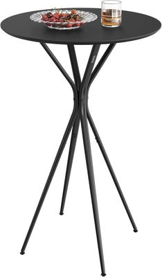 VASAGLE Modern Style Round Bar Cocktail Table