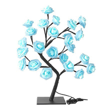 Load image into Gallery viewer, LUMIRO LED Rose Tree Lamp - Blue