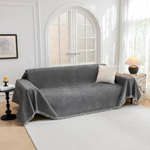 Load image into Gallery viewer, COMFEYA 180x300cm Chenille Couch Cover - Grey