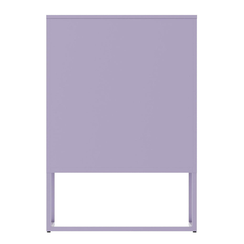Fraser Country Milan Metal Cabinet With Two Mesh Doors - Purple