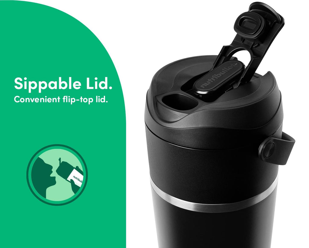 Nutribullet: Stainless Flip Blender - Black