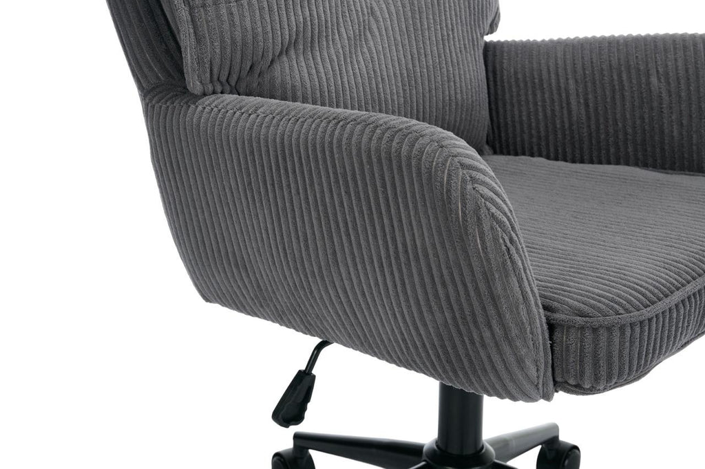 Gorilla Office - Ribbed Corduroy Office Chair - Grey
