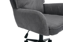 Load image into Gallery viewer, Gorilla Office - Ribbed Corduroy Office Chair - Grey