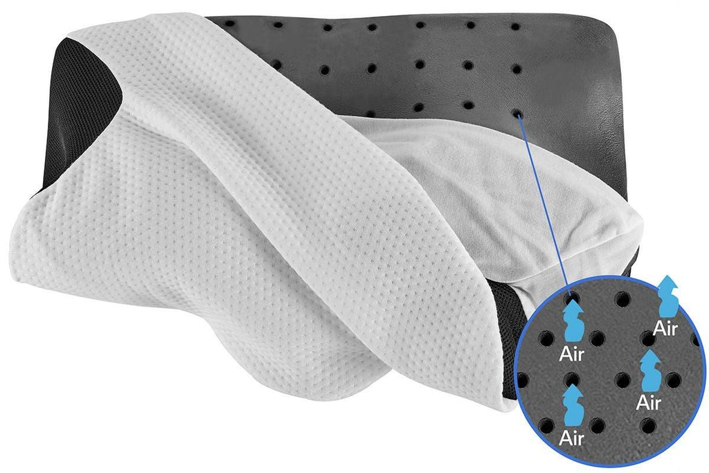 Ovela: Ergonomic Cervical Neck Pillow for Snore Relief