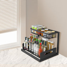 Load image into Gallery viewer, STORFEX 2 Tier Sink Organizer - Black
