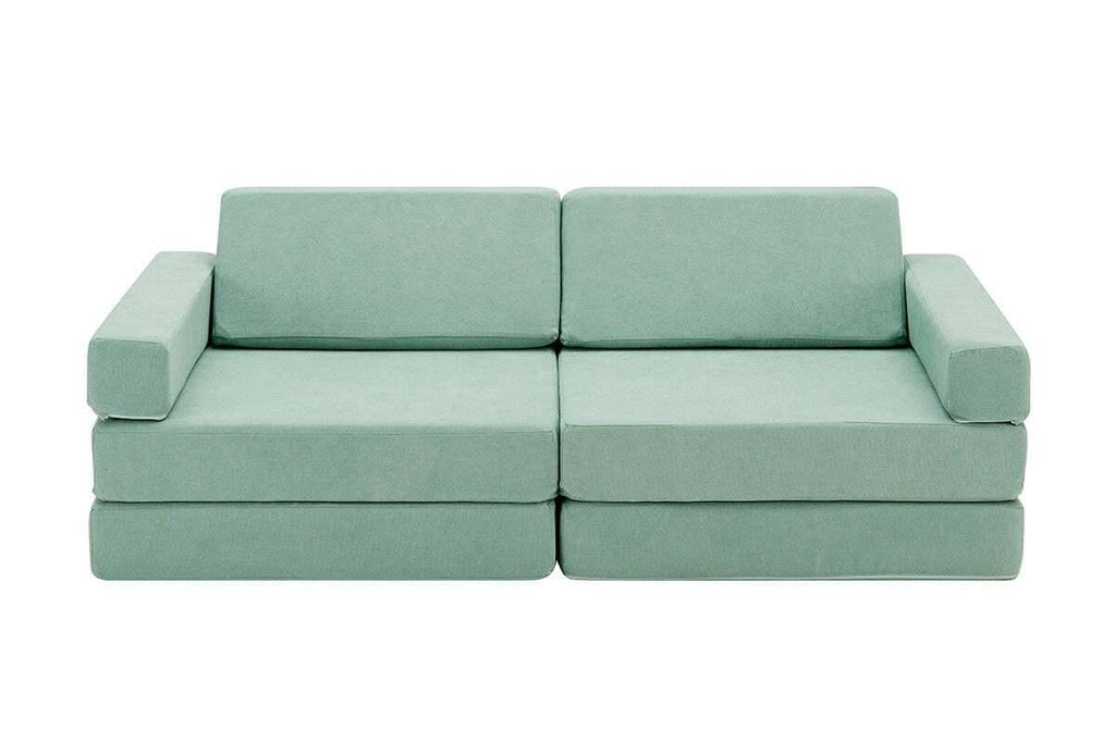 Fraser Country 14 Piece Modular Double Kids Play Sofa - Sage Green