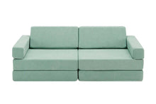 Load image into Gallery viewer, Fraser Country 14 Piece Modular Double Kids Play Sofa - Sage Green