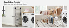 Load image into Gallery viewer, SONGMICS Free-Standing Foldable 2-Level Laundry Drying Rack