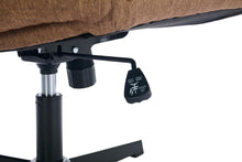 Load image into Gallery viewer, Gorilla Office- Ribbed Faux Linen Office Chair Brown