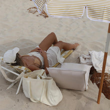 Load image into Gallery viewer, Sunnylife: Reclining Beach Chair - Mango Bay Golden Mustard Stripe