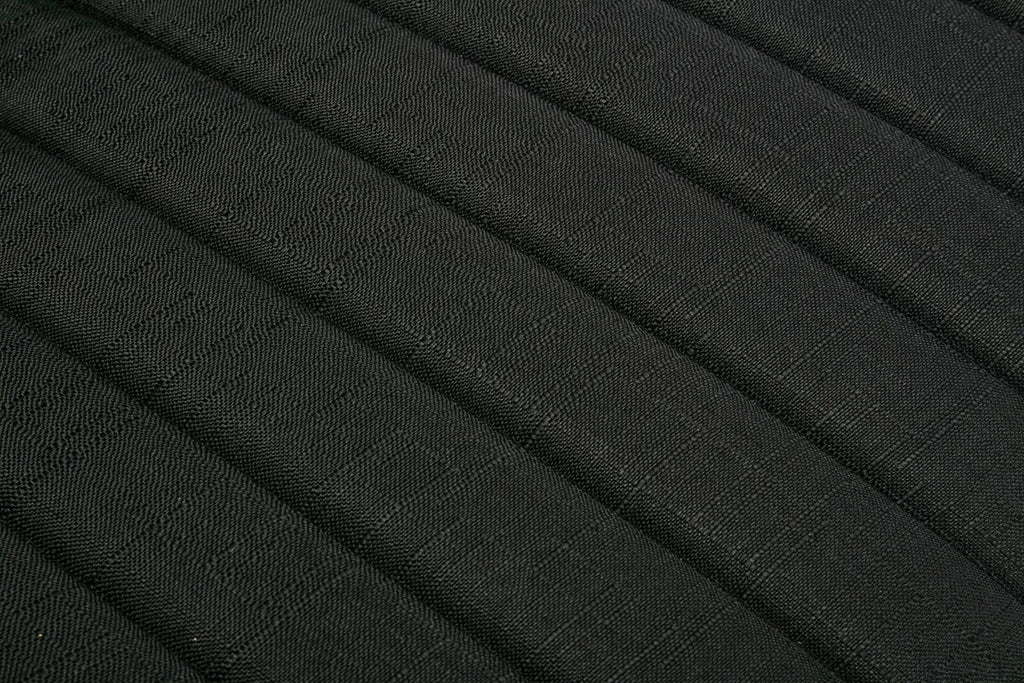 Gorilla Office- Ribbed Faux Linen Office Chair Black