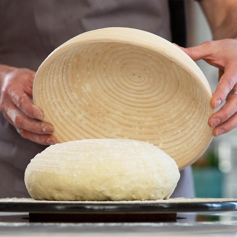 OZZYCOOK Sourdough Starter Kit with Bread Proofing Basket