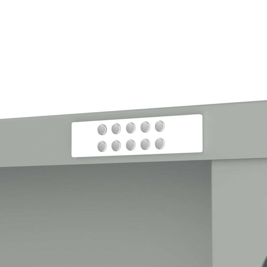 Fraser Country Milan Steel Tool Cart Cabinet - Light Grey