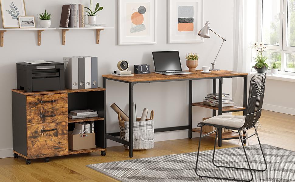 Vasagle File Cabinet with Storage Compartment