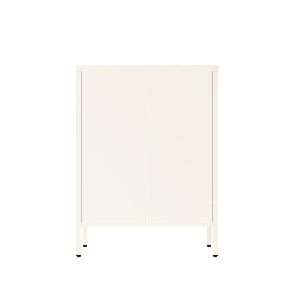 Fraser Country Milan Metal Storage Cabinet with 3 Drawers - Cream