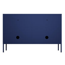 Load image into Gallery viewer, Fraser Country Milan Metal Storage Locker &amp; TV Cabinet - Navy Blue