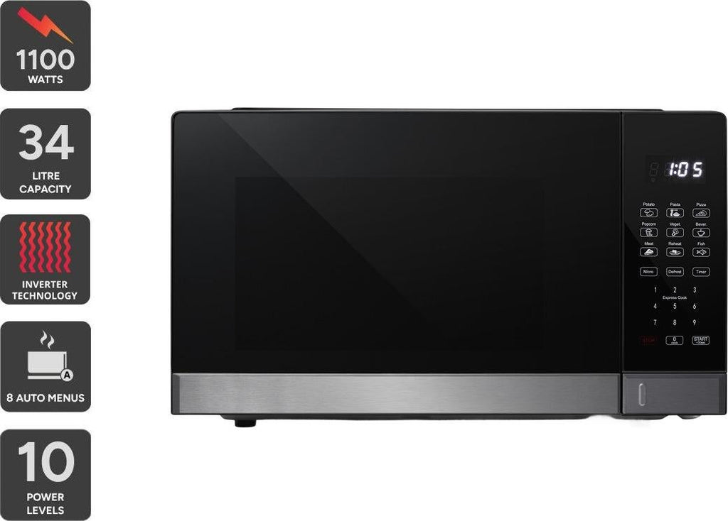 Kogan 34L Inverter Microwave Oven with Mirror Finish