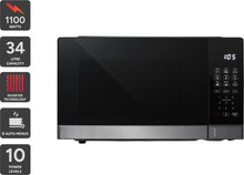 Load image into Gallery viewer, Kogan 34L Inverter Microwave Oven with Mirror Finish