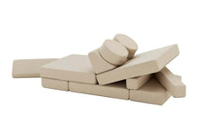Load image into Gallery viewer, Fraser Country 14 Piece Modular Double Kids Play Sofa - Beige