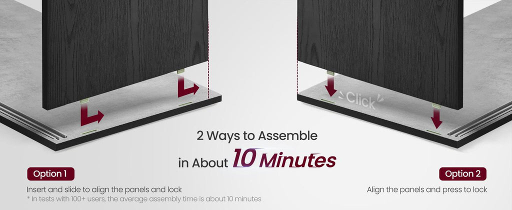 VASAGLE Superfast Toolless 1.40M TV Stand Cabinet - Ebony Black and Concrete Grey