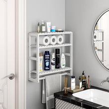 Load image into Gallery viewer, STORFEX 3-Tier Adjustable Bathroom Floating Organizer - White