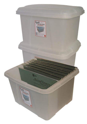 Marbig Suspension File Ezystack Office-In-A-Box - Clear