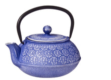 Load image into Gallery viewer, Teaology: Cherry Blossom Cast Iron Teapot - Purple (900ml)