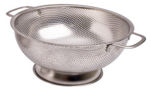 Load image into Gallery viewer, Stainless Steel Perforated Colander - 25.5cm