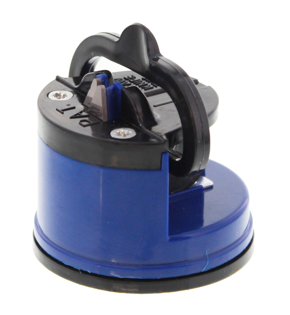 Appetito: Knife Sharpener With Suction Base - Blue