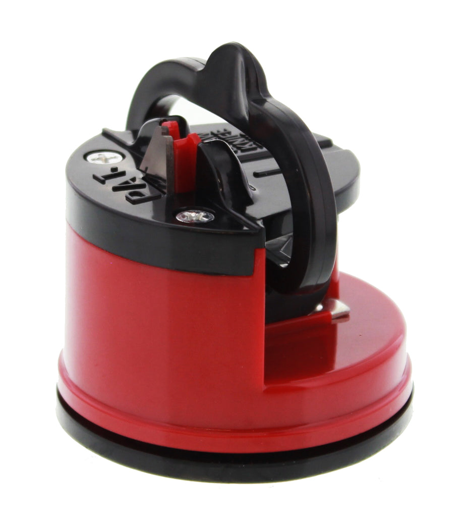 Appetito: Knife Sharpener With Suction Base - Red