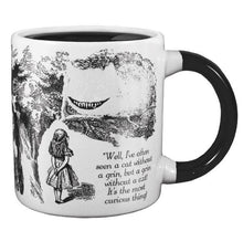 Load image into Gallery viewer, The Unemployed Philosophers Guild Mug - Cheshire Cat - Alice in Wonderland