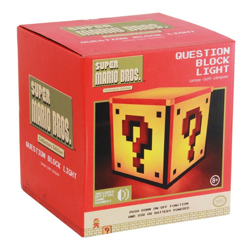 Paladone: Super Mario Bros. Question Box Light - Nintendo