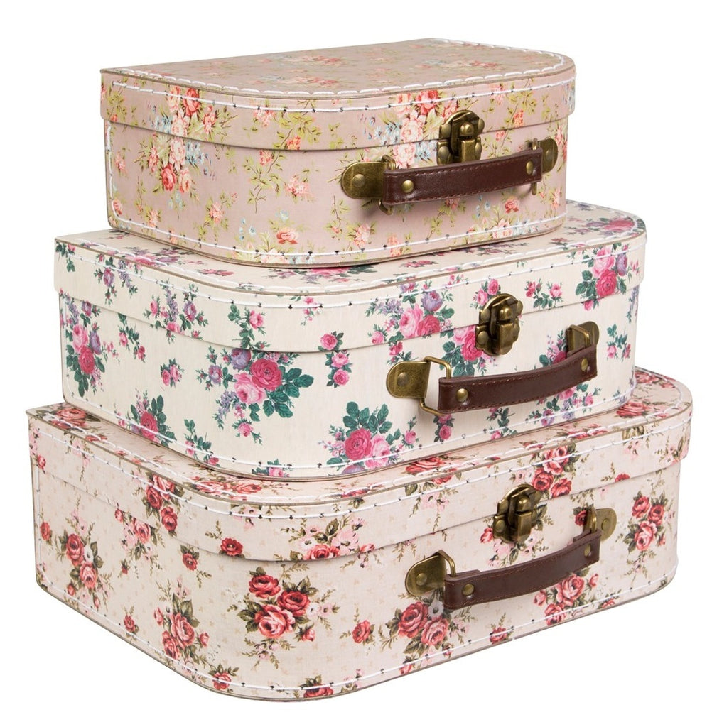Sass & Belle: Vintage Rose - Suitcase Set