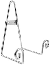 Load image into Gallery viewer, Small Scroll Plate Stand 21cm - Chrome - D.Line