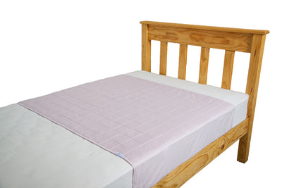 Brolly Sheets King Single Size Sheet Bed Pad - Dusty Rose