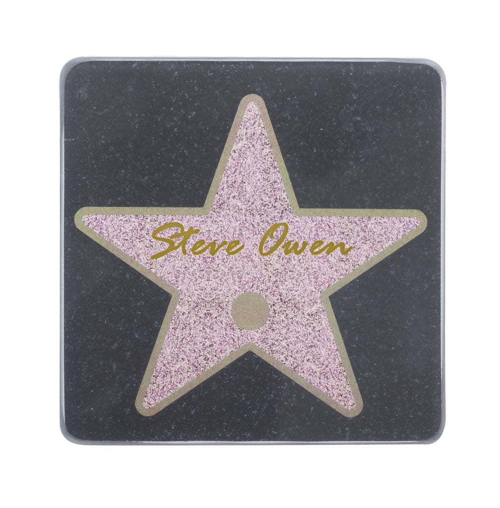 Thumbs Up! Hollywood Star Name Coaster Set