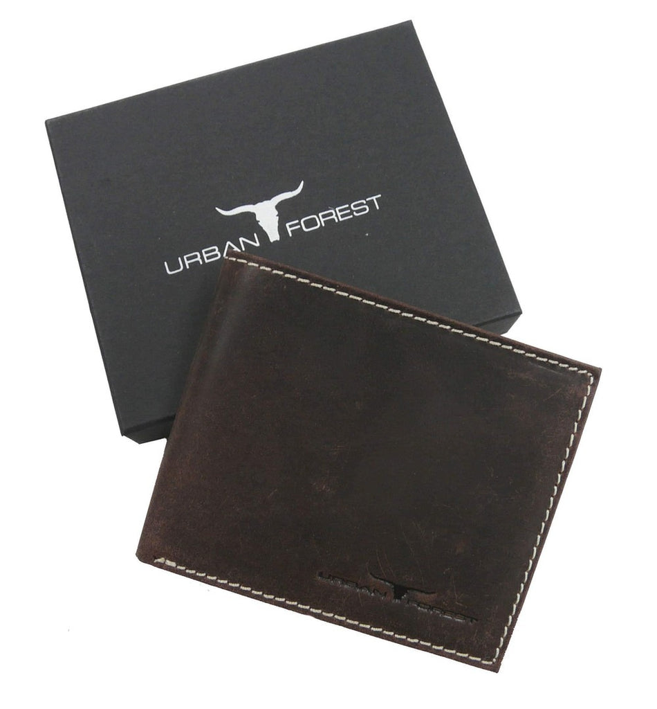 Logan Leather Wallet - Brown - Urban Forest