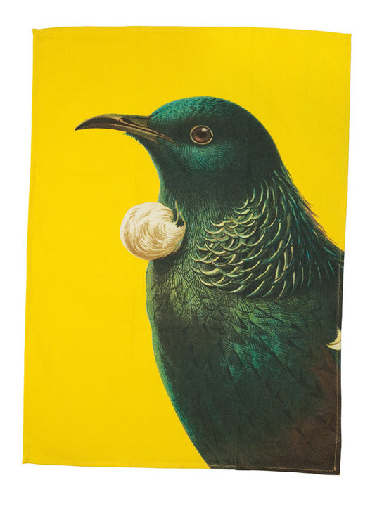 100% Percent NZ: Bright Tui - Tea Towel - 100 Percent NZ