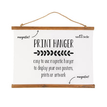 Load image into Gallery viewer, Sass &amp; Belle: Wooden Print Hanger - Large