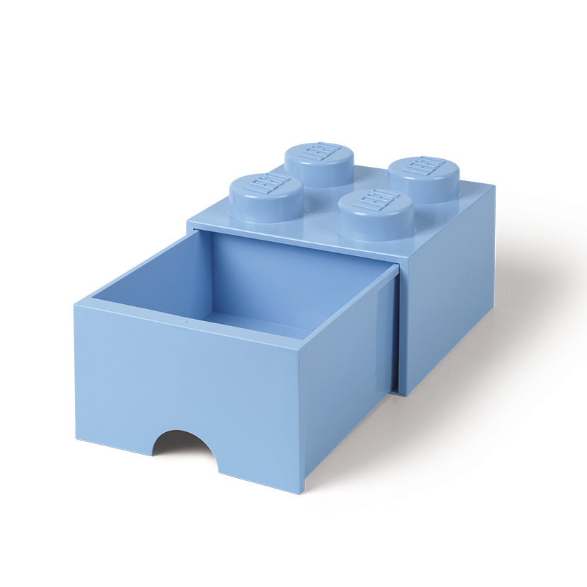 LEGO Storage Brick Drawer 4 (Light Blue)