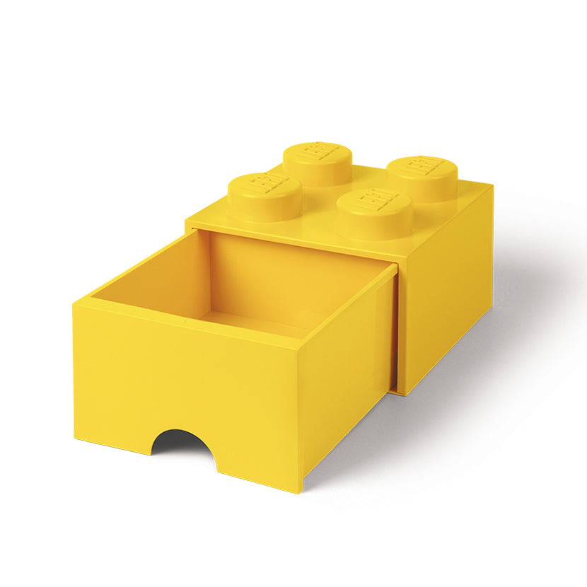LEGO Storage Brick Drawer 4 - Yellow