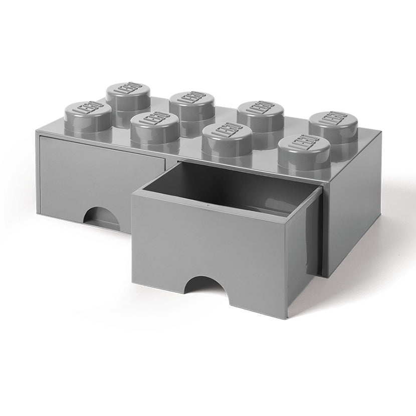 LEGO Storage Brick Drawer 8 - Stone Grey