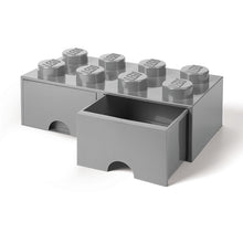 Load image into Gallery viewer, LEGO Storage Brick Drawer 8 - Stone Grey