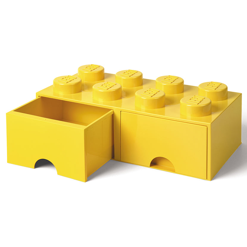 LEGO Storage Brick Drawer 8 - Yellow