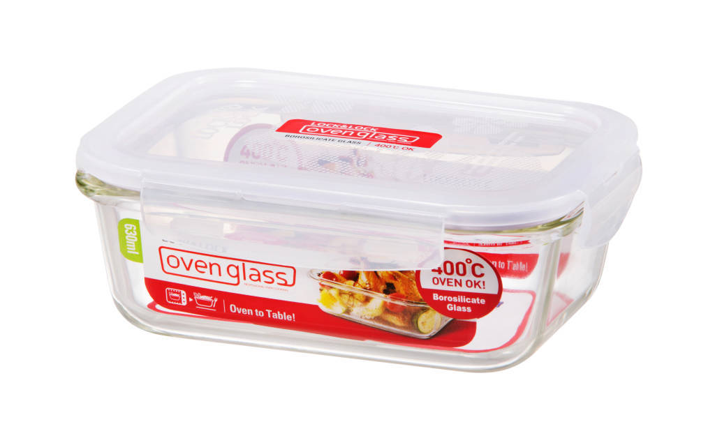 Lock n Lock Glass Euro Rectangle Container - Lock & Lock