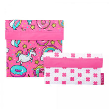 Load image into Gallery viewer, Sachi: Reusable Lunch Pocket Set - Unicorn - D.Line